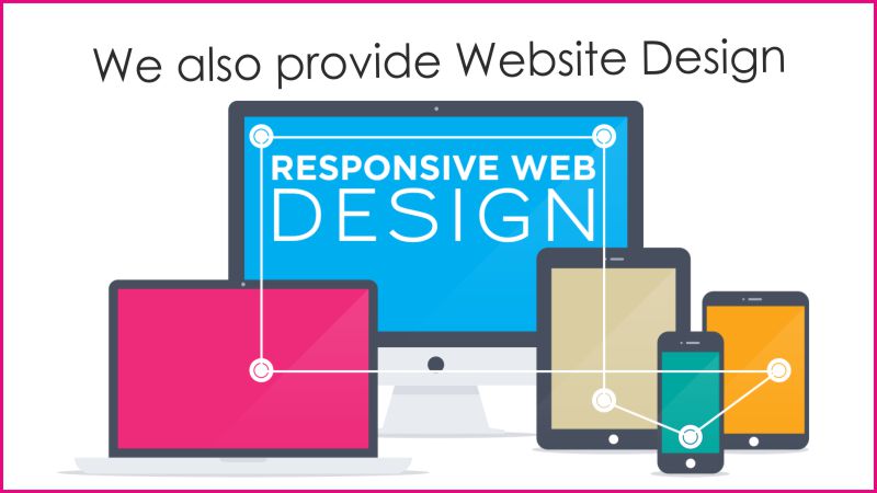 We also provide website design